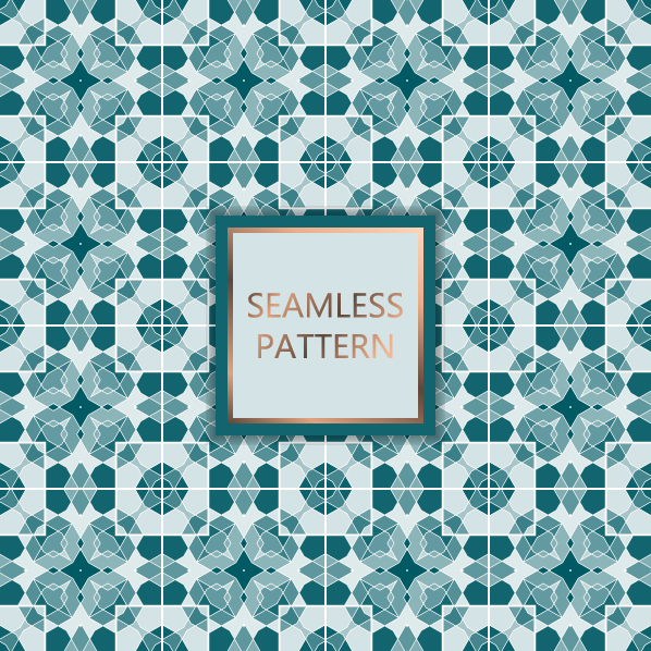 598x598 Kaleidoscope Seamless Pattern Vector Material Free Download