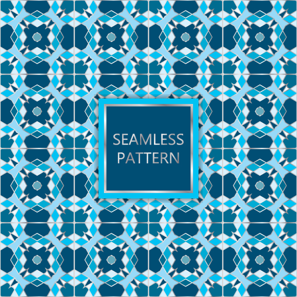 600x600 Kaleidoscope Seamless Pattern Vector Material Free Download