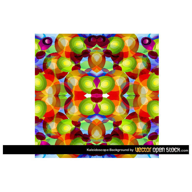660x660 Kaleidoscope Vector Background