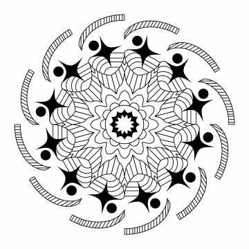 360x360 Kaleidoscope Vector Png, Vector, And Clipart With Transparent