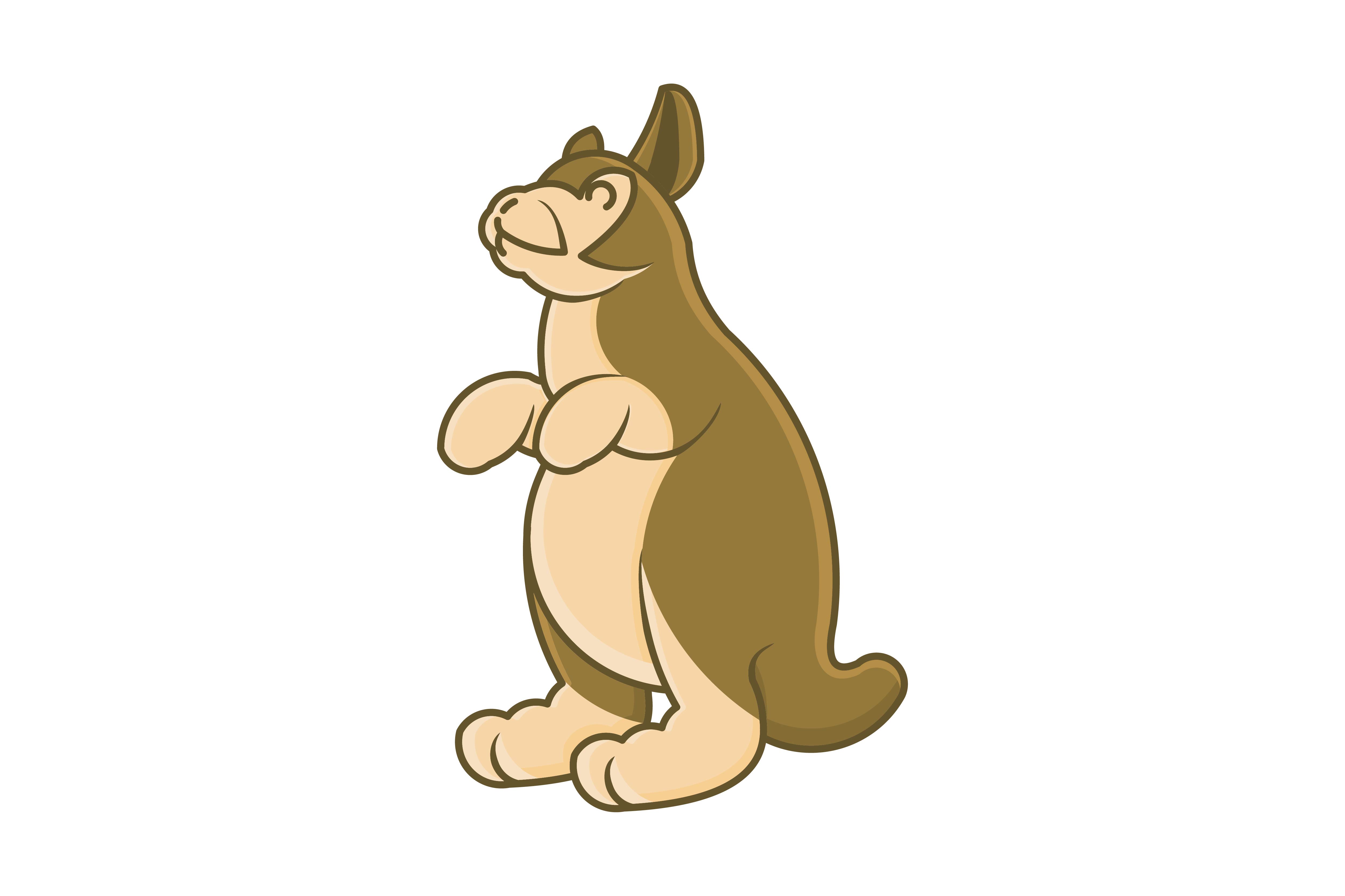 5000x3334 Cute Kangaroo Logo Designs Inspiration, Vector Illustration