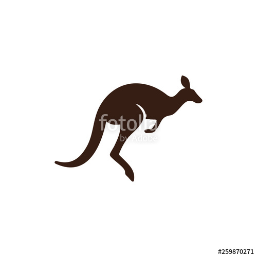 500x500 Kangaroo Logo Vector Stock Image And Royalty Free Vector