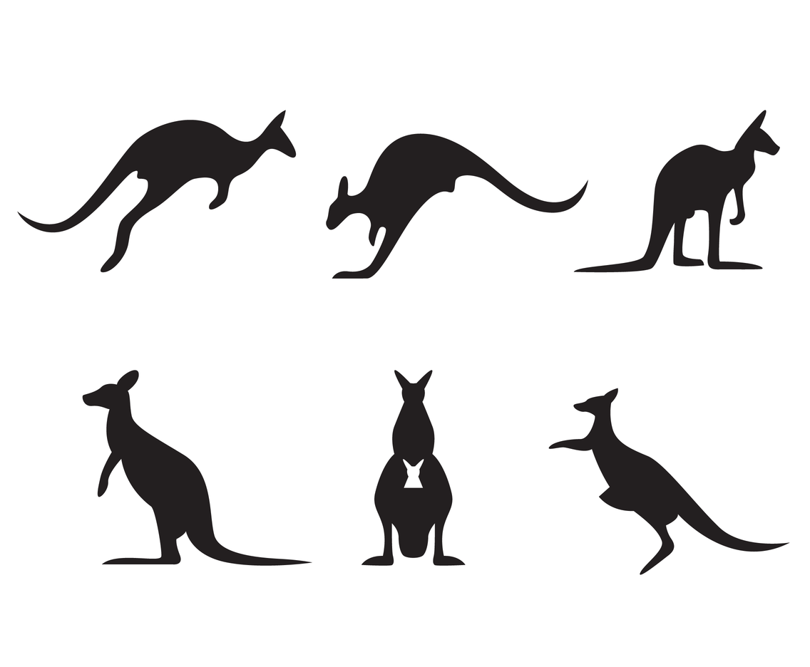 1136x936 Kangaroo Silhouette Vector Vector Art Graphics