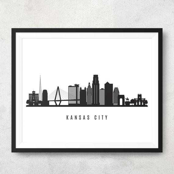 Kansas City Skyline Vector at Vectorified.com | Collection of Kansas ...