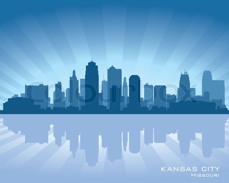 800x640 Kansas City, Missouri Skyline Stock Vector Colourbox