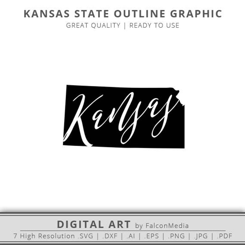794x794 Kansas Kansas State Outline Kansas State Kansas Etsy