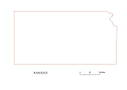 255x180 Kansas State Free Map
