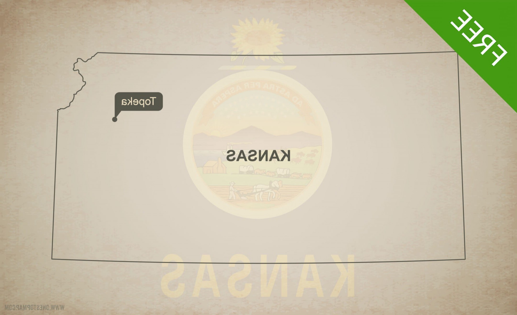 2160x1318 Printable Vector Map Kansas Outline Cqrecords