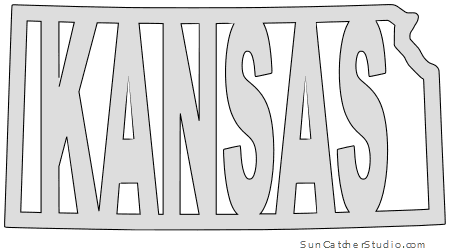 Kansas Outline Vector At Vectorified Com Collection Of Kansas Outline   Kansas Outline Vector 5 