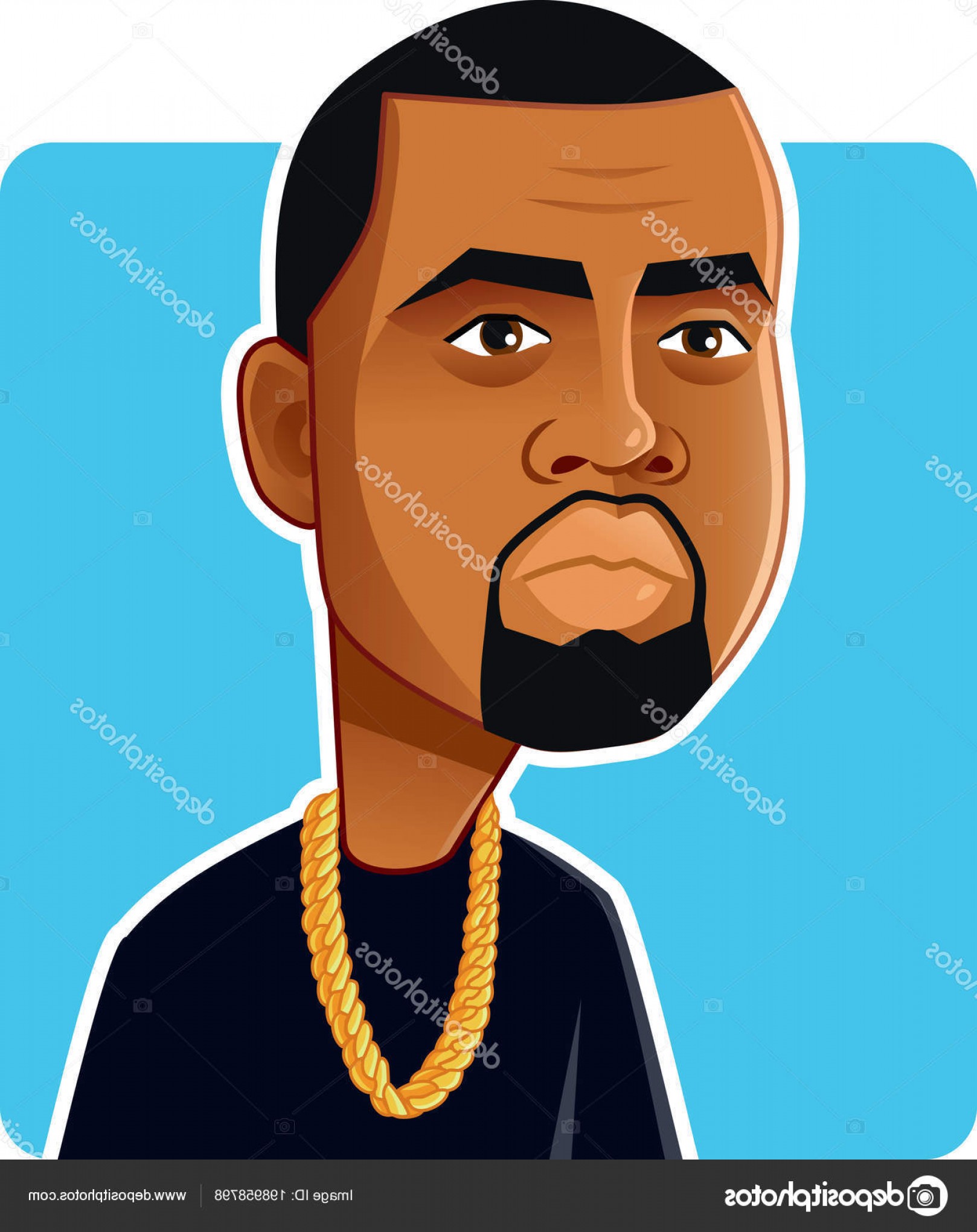 1618x2040 Stock Illustration June Kanye West Vector Soidergi