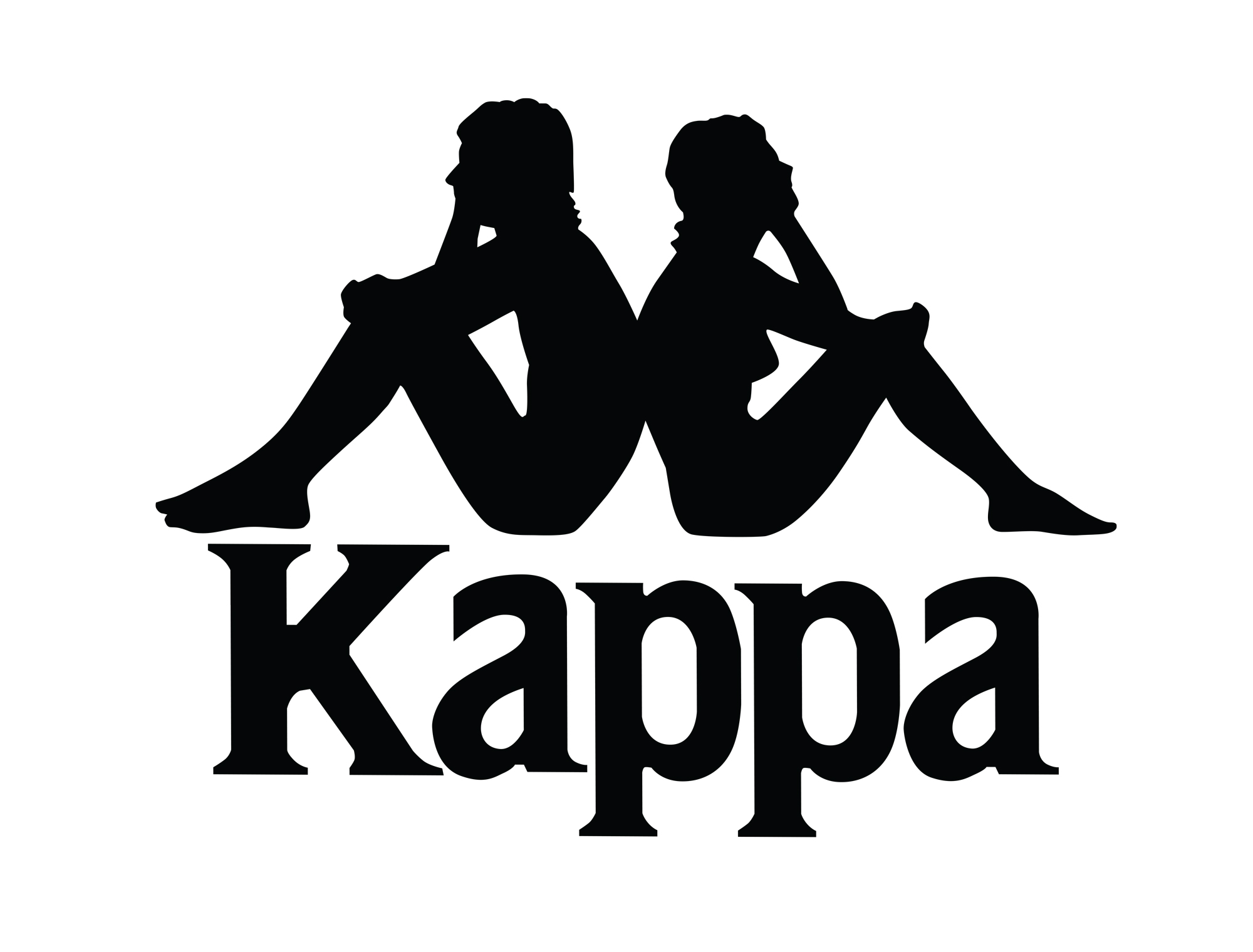Год карра. Фирма Каппа. Kappa символ фирмы. Kappa чёрно-белые. Каппа бренд андер.