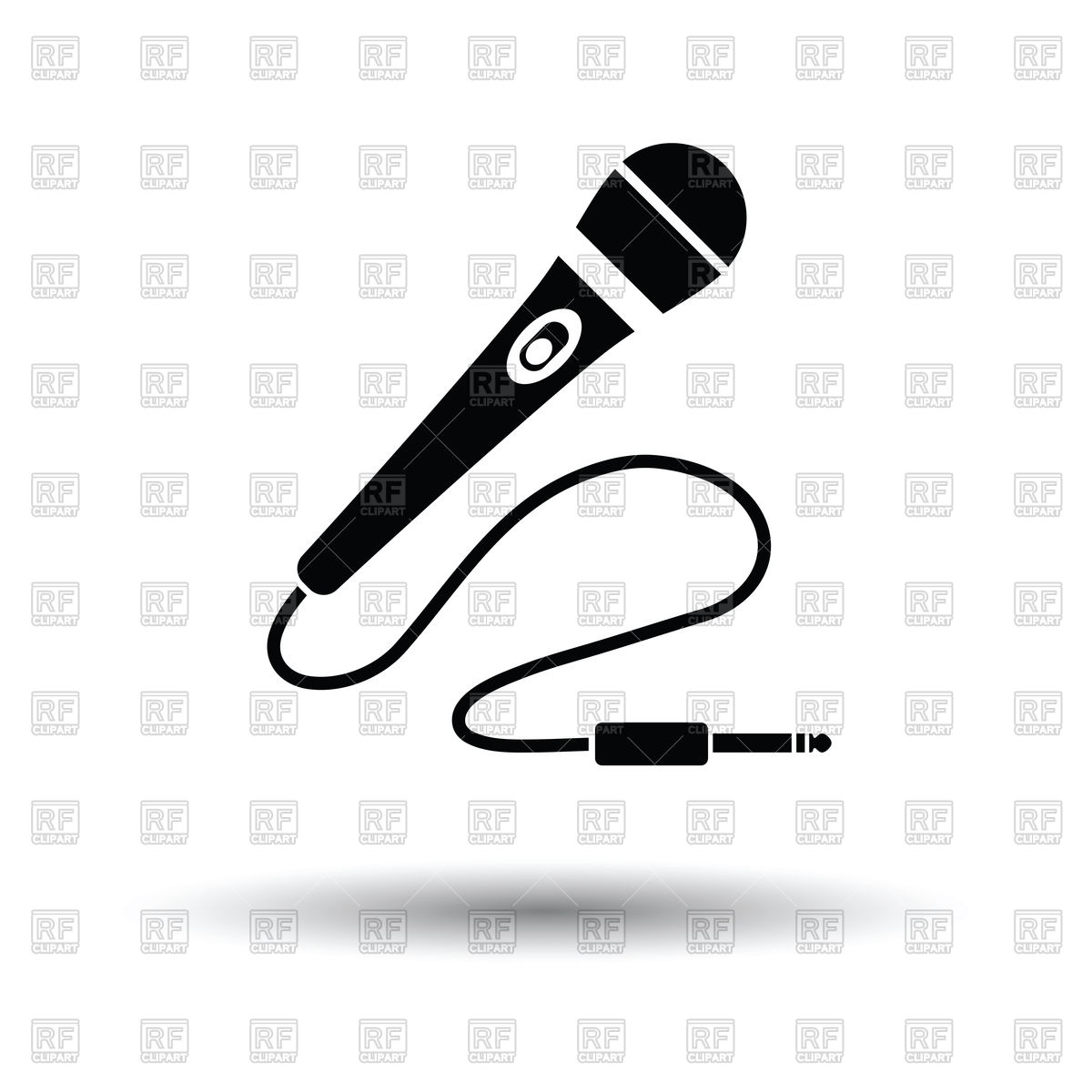 1200x1200 Karaoke Microphone Icon Vector Image Of Signs, Symbols, Maps