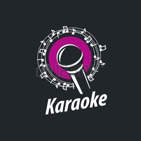 450x450 Logo Design Template For Karaoke Vector Illustration Of Icon Stock
