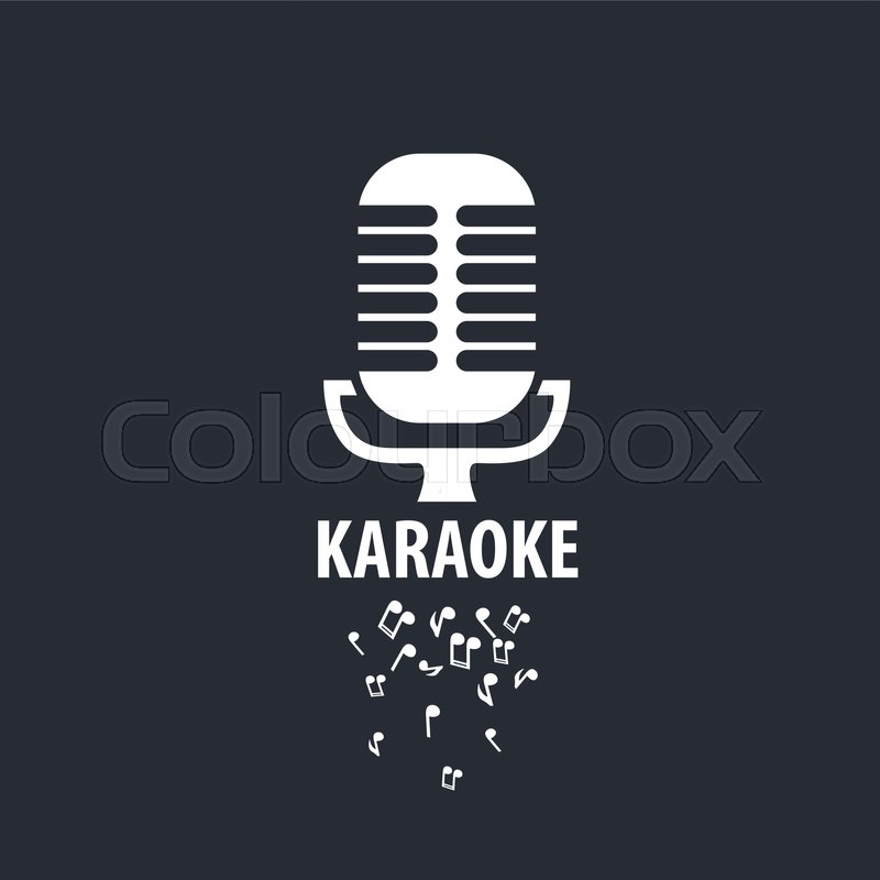 800x800 Logo Design Template For Karaoke Stock Vector Colourbox