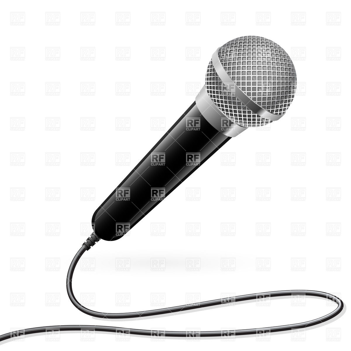 1200x1200 Microphone For Karaoke Vector Image Of Objects Dvarg