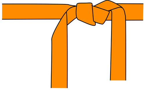 500x311 Karate Belt Vector