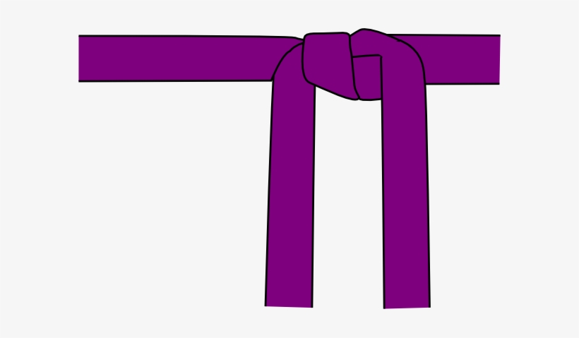 820x479 Purple Karate Belt Clip Art