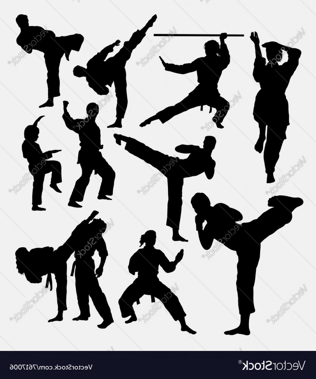 Karate Martial Arts Vector Lamaison 1078x1296 Karate Martial Arts Vector Lamaison