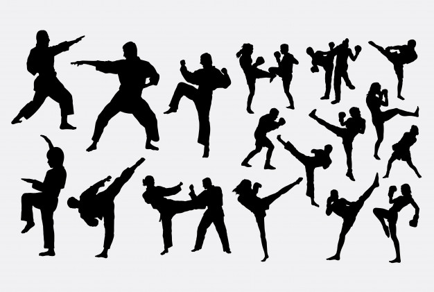 Karate Silhouette Vectors, Photos And Free Download 626x421 Karate Silhouette Vectors, Photos And Free Download
