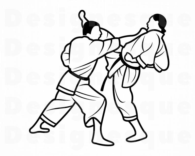794x635 Karate Martial Arts Karate Clipart Karate For Etsy