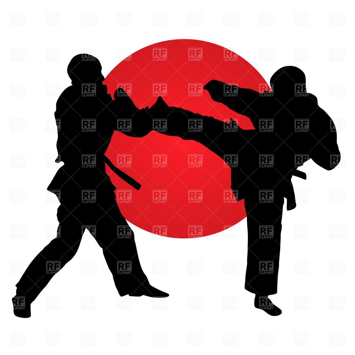 1200x1200 Karate Vector Images Illustrations Vector Graphics Rfclipart