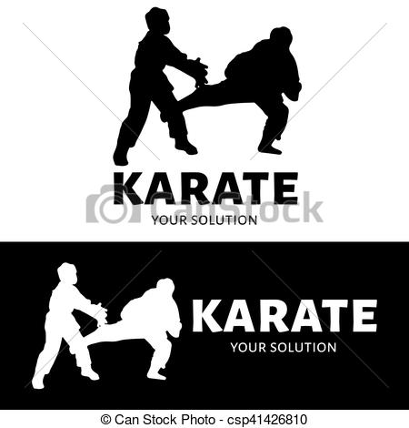 450x470 Karate Vector Logo Brand's Logo In The Form Of Karate