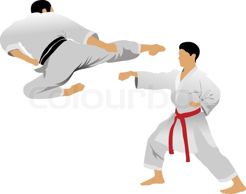 800x632 Oriental Combat Sports Karate Stock Vector Colourbox