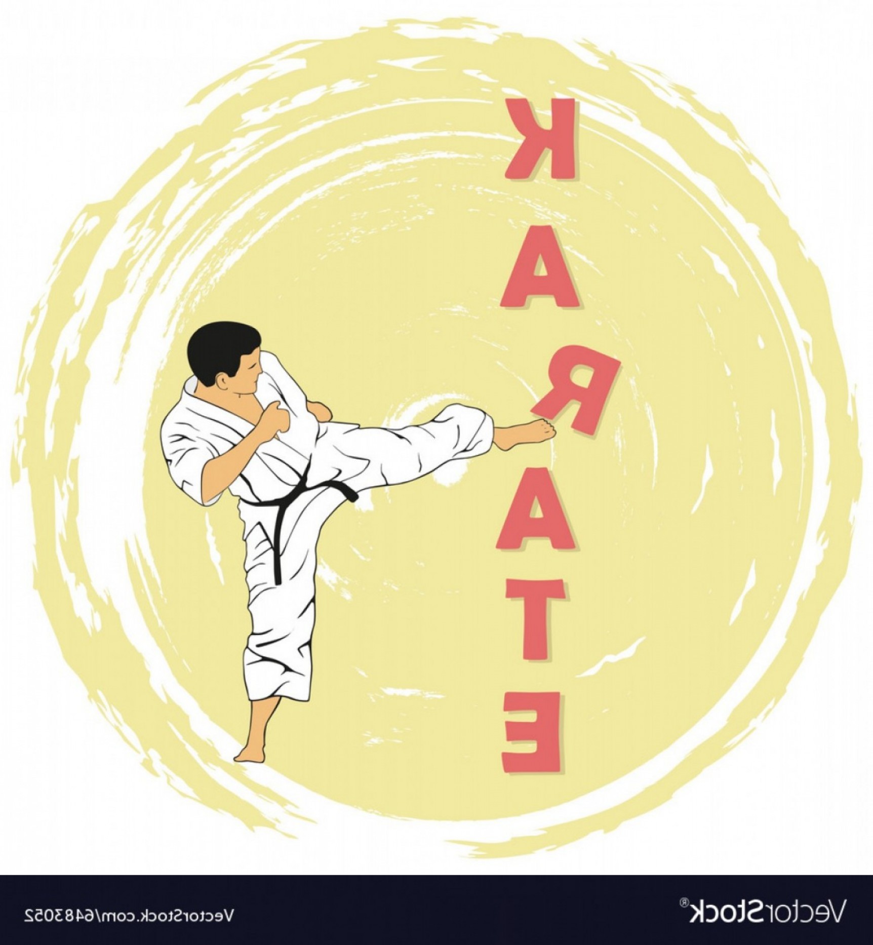 1724x1866 The The Man Shows Karate Vector Lamaison