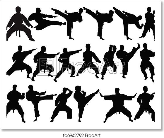 Karate Vector at Vectorified.com | Collection of Karate Vector free for ...