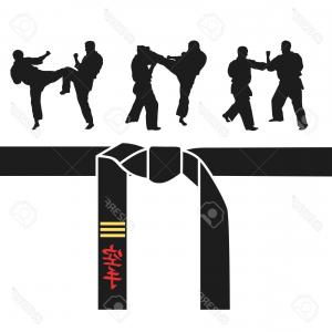 300x300 Karate Kick Vector Illustration Gm Createmepink