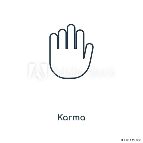 500x500 Karma Icon Vector