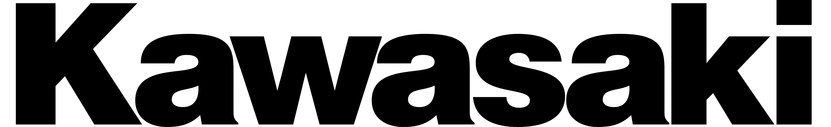 Kawasaki Logos Download 3352x514 Kawasaki Logos Download