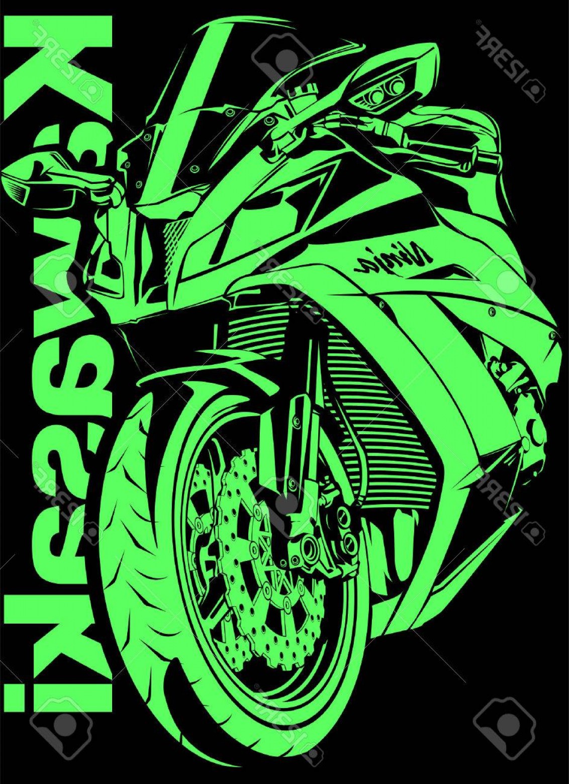 Kawasaki Racing Vector Cqrecords 1132x1560 Kawasaki Racing Vector Cqrecords