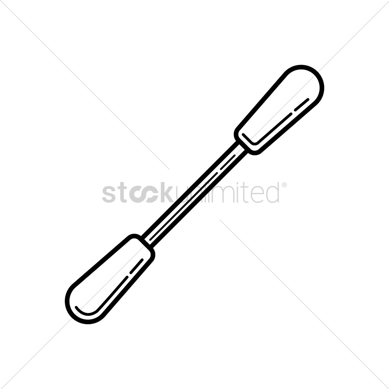 1300x1300 Kayak Paddle Vector Image