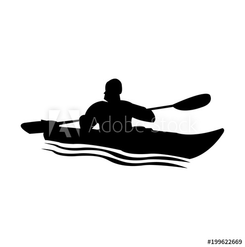 Kayak Silhouette Vector at Vectorified.com | Collection of Kayak