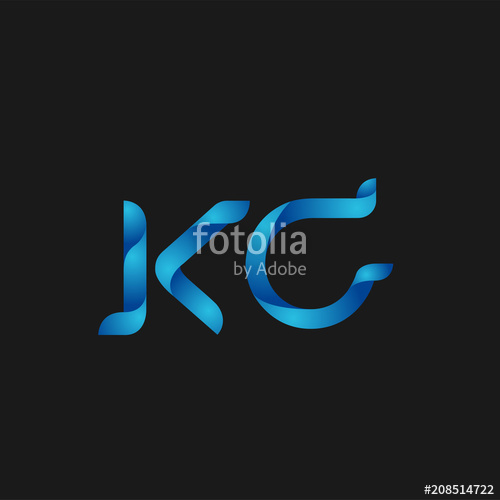 500x500 Initial Letter Kc Logo Vector Design Stock Image And Royalty Free