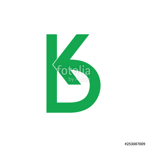500x500 Letters Kd Simple Line Logo Vector Stock Image And Royalty Free