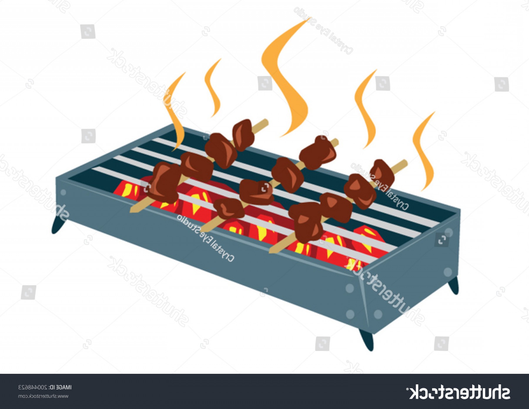 1800x1394 Smoked Grilled Barbeque Kebab Vector Isolated Geekchicpro