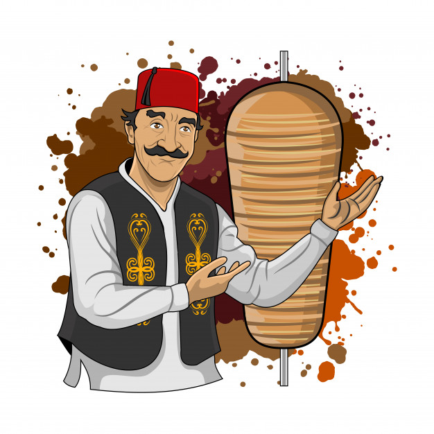 626x626 Turkish Kebab Larne Vector Premium Download