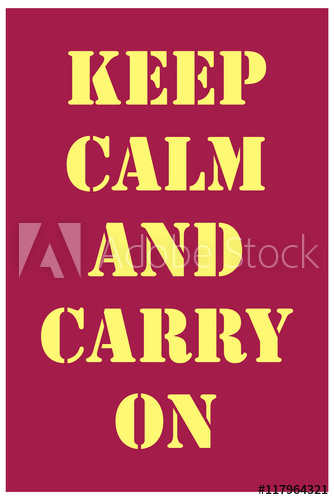334x500 Keep Calm And Carry On Dark Red