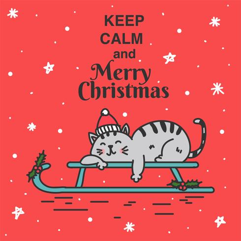 490x490 Keep Calm And Merry Christmas Vector