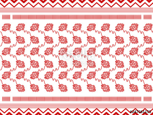 500x376 Keffiyeh Pattern Seamless Background Illustration Stock Image