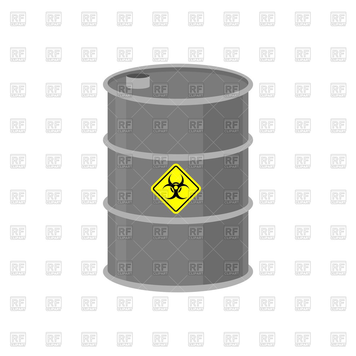 Radioactive Waste Barrel, Toxic Refuse Keg Vector Image Of Objects 1200x1200 Radioactive Waste Barrel, Toxic Refuse Keg Vector Image Of Objects
