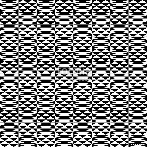 500x500 Black And White Kente Cloth Seamless Pattern