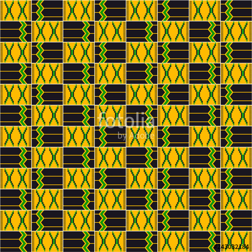 500x500 Cloth Kente African Seamless Pattern Stock Image And Royalty