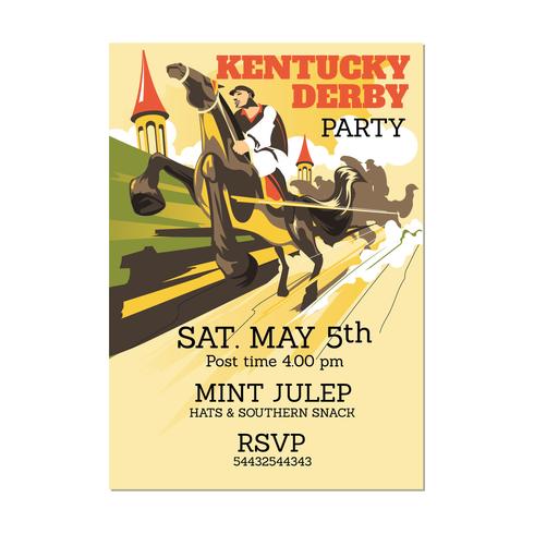 490x490 Illustration Kentucky Derby Or Any Horse Themed Event