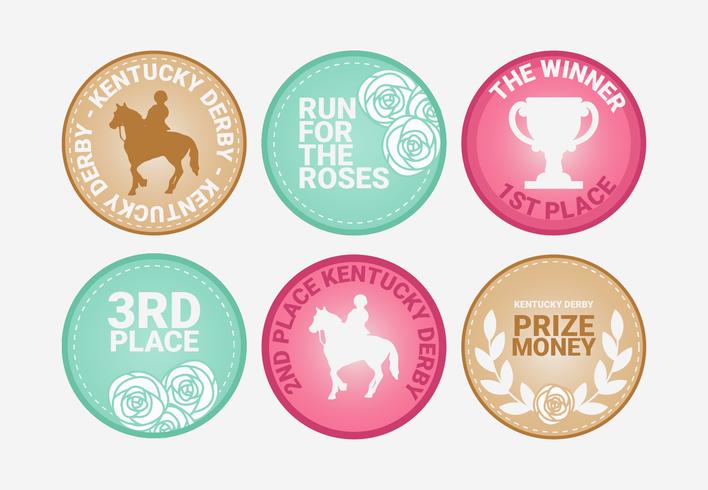 708x490 Vector Kentucky Derby Badges