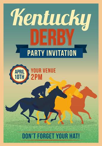 343x490 Kentucky Derby Invitation Templates Free Vector Kentucky Derby