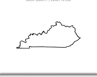 Kentucky Outline Vector at Vectorified.com | Collection of Kentucky ...