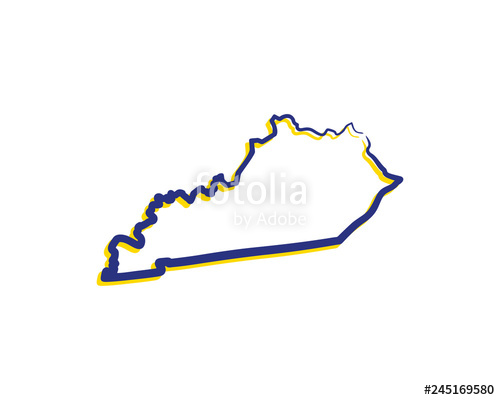 Kentucky Outline Vector at Vectorified.com | Collection of Kentucky ...